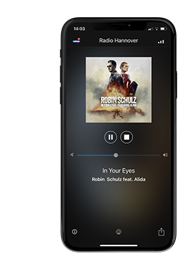 Die Radio Hannover App für Apple iPhone